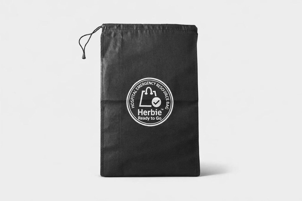 Shoe bag included in the bag.